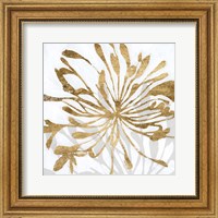 Framed Golden Gilt Bloom I