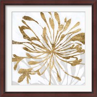 Framed Golden Gilt Bloom I