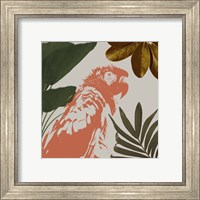 Framed 'Graphic Tropical Bird I' border=