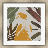 Framed Graphic Tropical Bird II