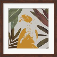 Framed Graphic Tropical Bird II