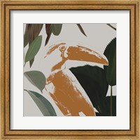 Framed 'Graphic Tropical Bird III' border=