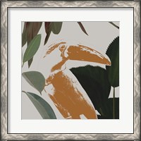 Framed 'Graphic Tropical Bird III' border=