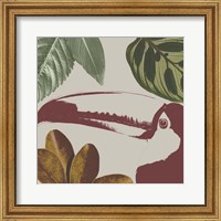 Framed Graphic Tropical Bird V