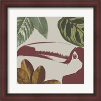 Framed Graphic Tropical Bird V