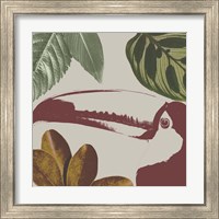 Framed 'Graphic Tropical Bird V' border=
