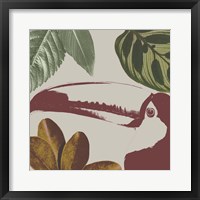 Framed 'Graphic Tropical Bird V' border=