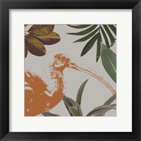 Framed 'Graphic Tropical Bird VI' border=