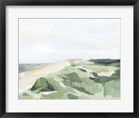 Coastline Greenery II Framed Print