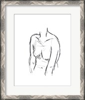 Framed 'Sketched Figure I' border=