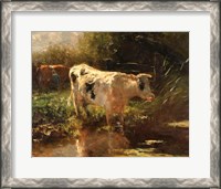 Framed Cow Beside a Ditch, c. 1885-1895