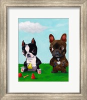 Framed Boston and Frenchie