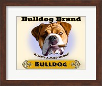 Framed Bulldog Cigar