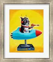 Framed Rocket Yellow