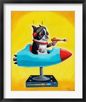 Framed Rocket Yellow