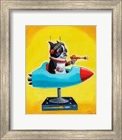 Framed Rocket Yellow