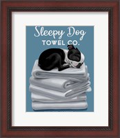 Framed Sleepy Dog