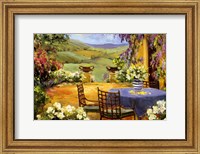 Framed Countryside Terrace