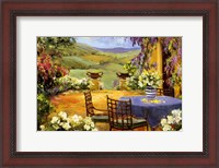 Framed Countryside Terrace