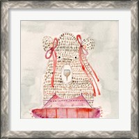 Framed 'Ballerina Bear' border=