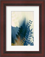 Framed Welcome to the Jungle, Blue 1