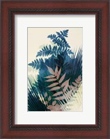 Framed Welcome to the Jungle, Blue 2
