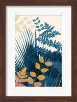 Framed Welcome to the Jungle, Blue 5