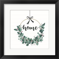 Framed Home Wreath