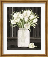 Framed Tulips in a Jar