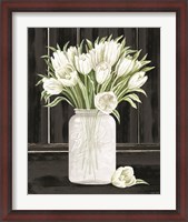 Framed Tulips in a Jar