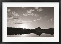 Framed Estes Lake Sunrise