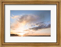 Framed Bayside Sunset I