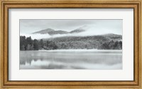 Framed Foggy Mirror Lake