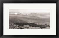 Framed Cascade Mountain Sunrise