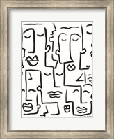 Framed Faces Drawing