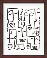 Framed Faces Drawing