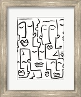 Framed Faces Drawing