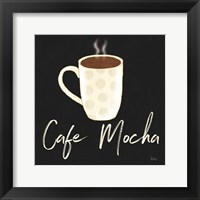 Framed 'Fresh Coffee Cafe Mocha' border=