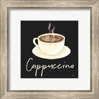 Framed 'Fresh Coffee Cappucino' border=