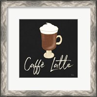 Framed 'Fresh Coffee Caffe Latte' border=