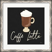 Framed Fresh Coffee Caffe Latte