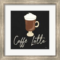 Framed Fresh Coffee Caffe Latte