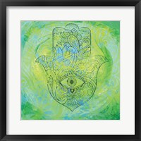 Framed Hamsa Eye