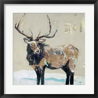 Framed Winter Elk Neutral