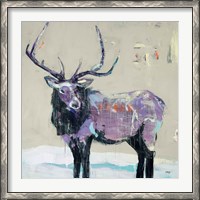 Framed Winter Elk