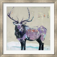 Framed Winter Elk