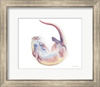 Framed Swimming Otter II