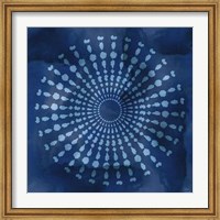 Framed Indigo Splash V