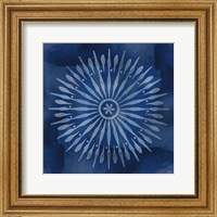 Framed Indigo Splash III