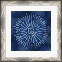 Framed Indigo Splash III